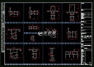 16层住宅铝合金门窗及百叶窗格栅施工图